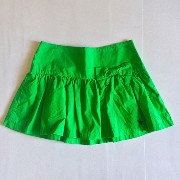Abercrombie & Fitch Green Mckenna Skirt Size W 26 - Picture 4 of 8